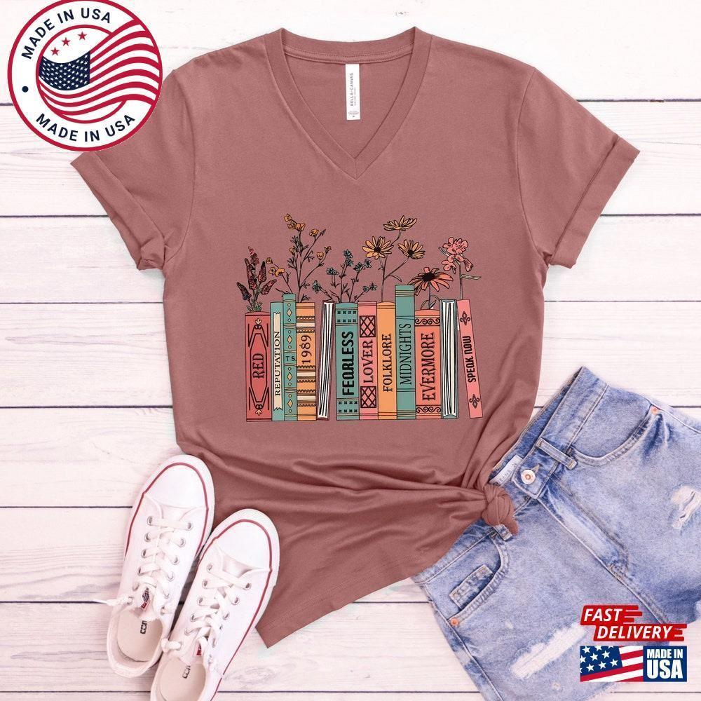 Taylor S Albums Book Shirt Version Music As Books T-Shirt Gift For Lovers